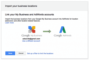 google my business locations